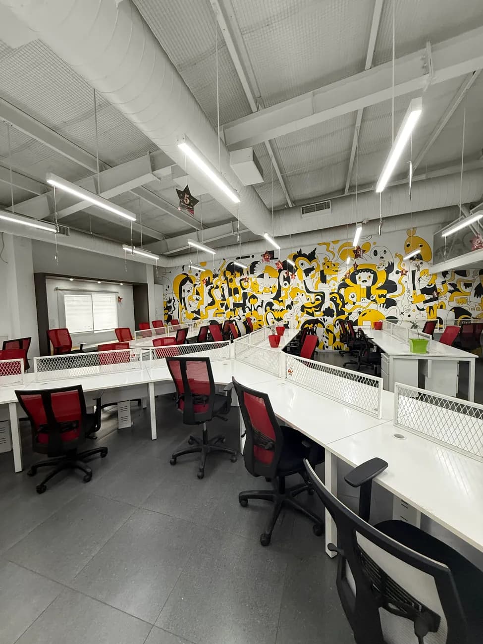 Creative office workspace