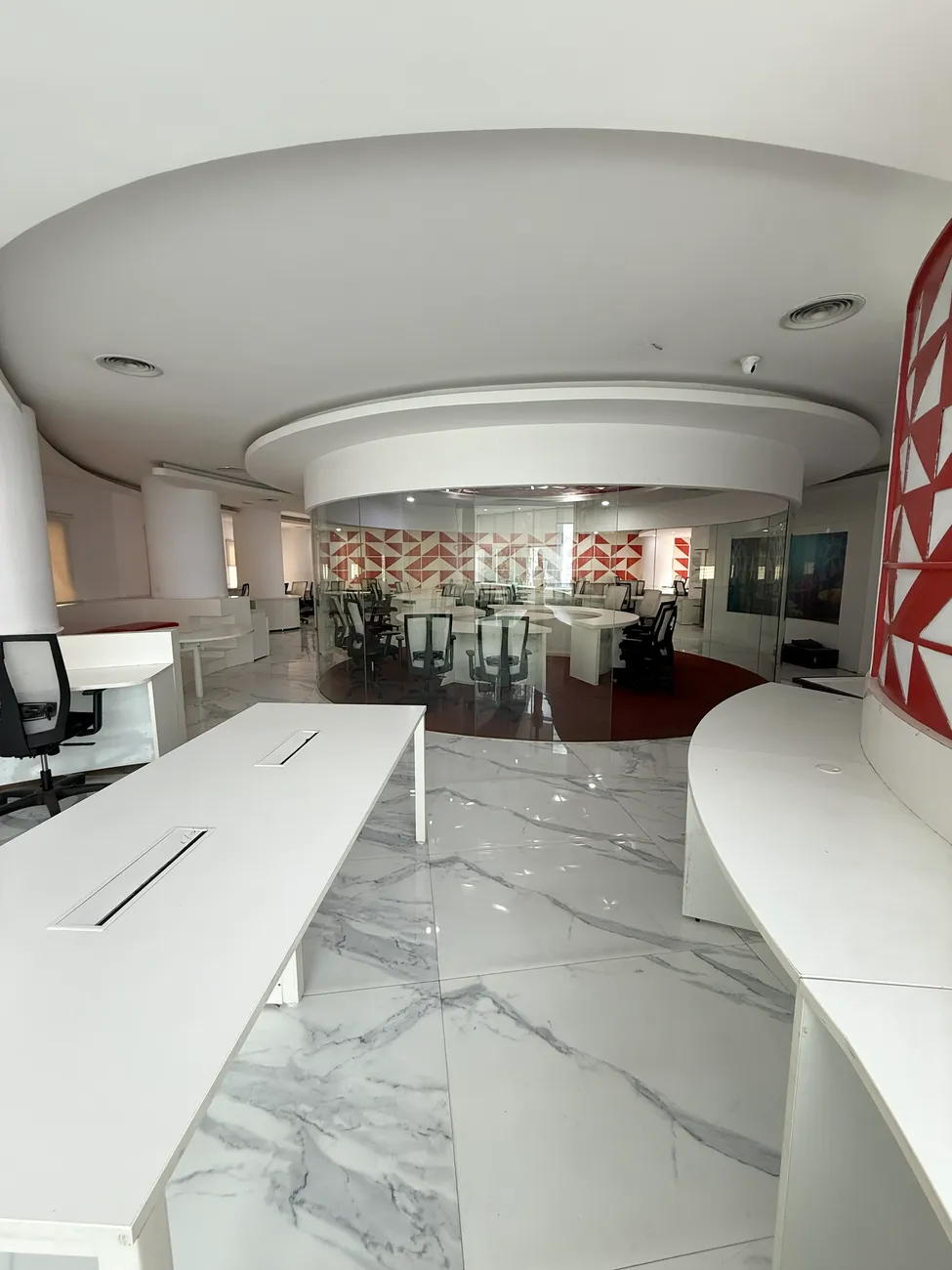 Office waiting lounge area
