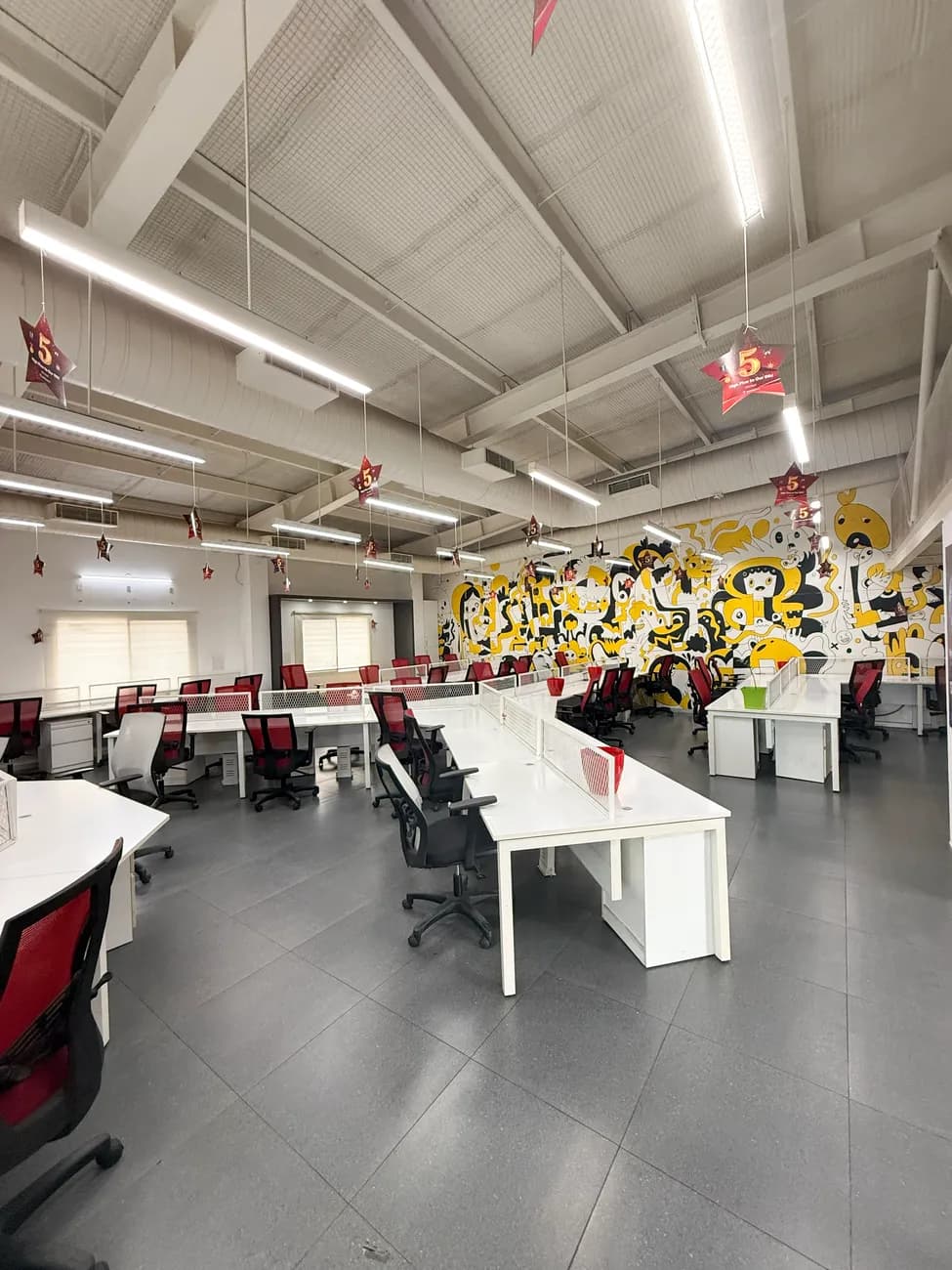 Shared office workstations